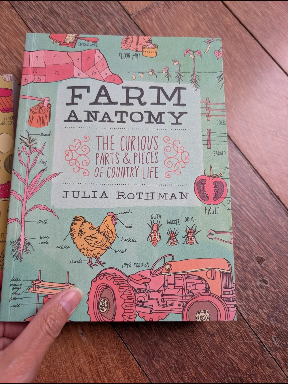 Julia Rothman Nature, Farm & Food Anatomy Boxed Set - Multi 3 Books